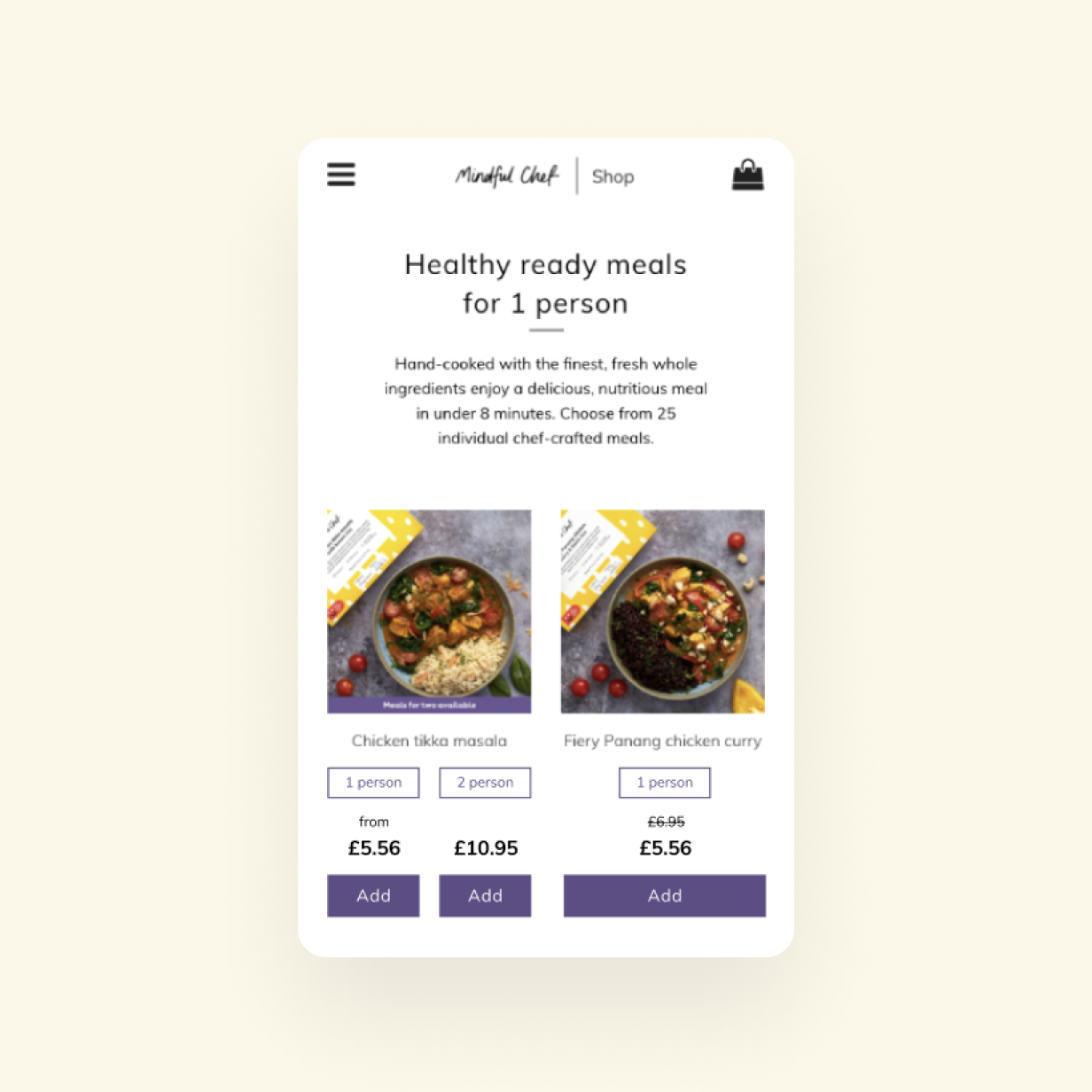 Mindful Chef Mobile