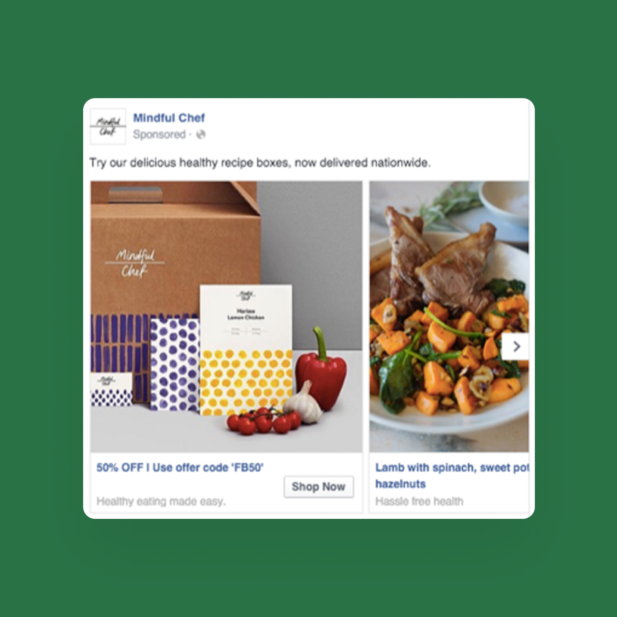 Mindful Chef Paid Social