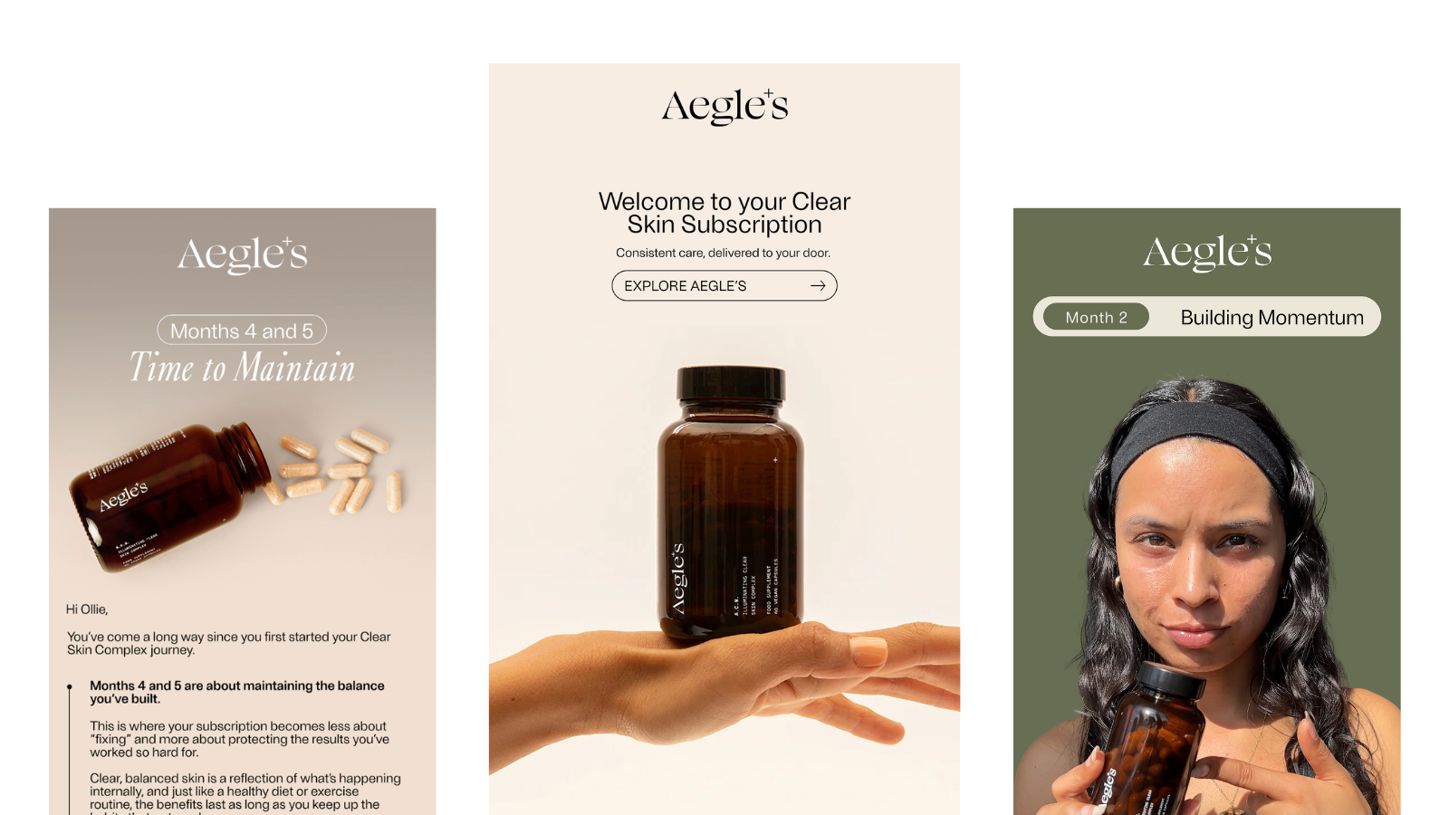 Klaviyo Subscription retention flow for Aegles