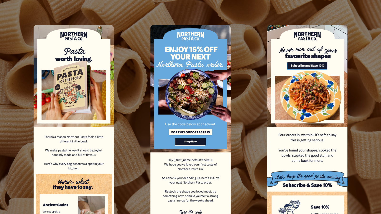 Northern Pasta Co - Emails